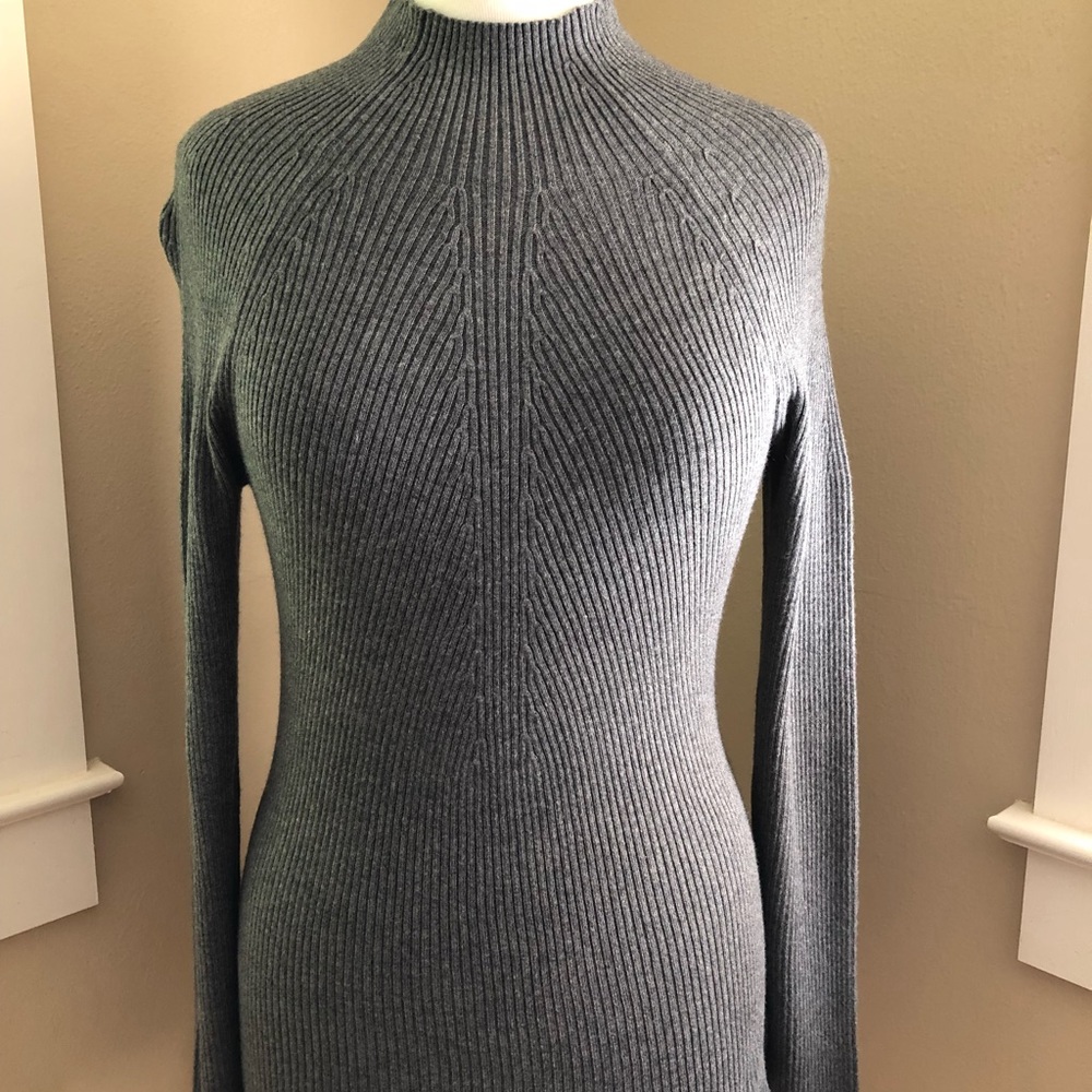 INC L/S Grey Sweater Size L NWT